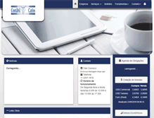 Tablet Screenshot of contabilcarlos.com.br